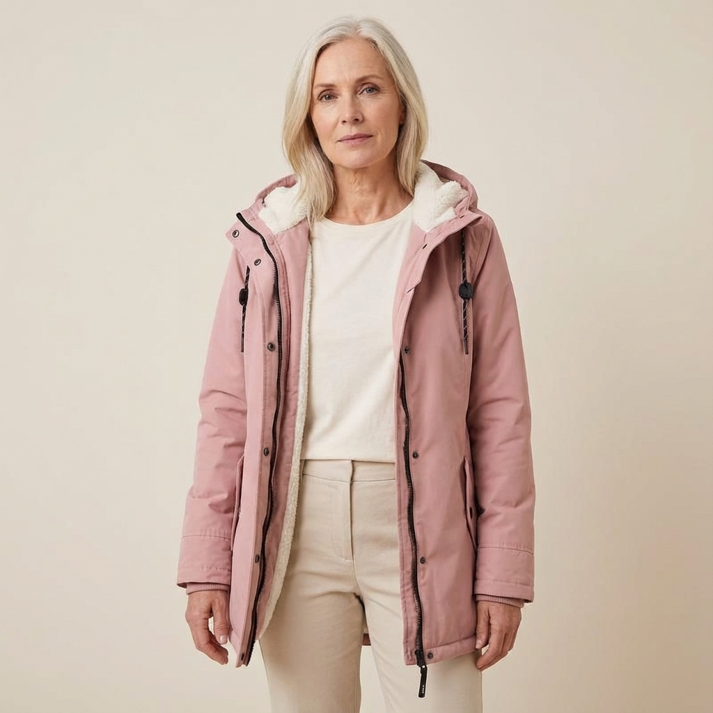 Valenneâ„¢ - Thick Winter Coat with Hood and Quilted Lining for Winter Warmth