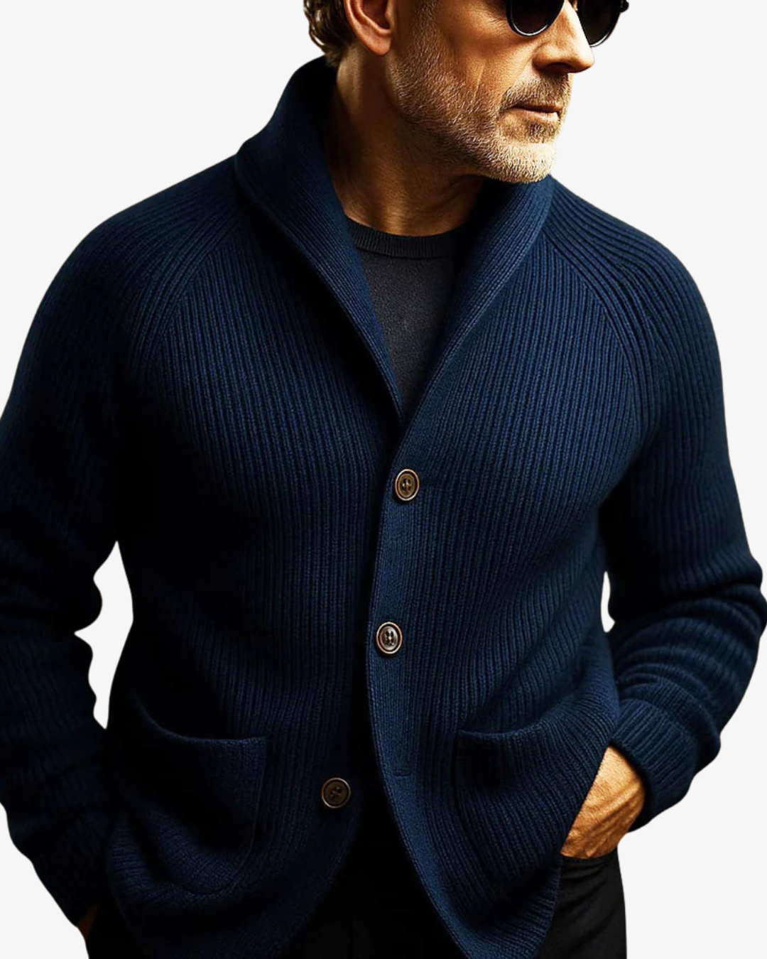 Andrew | Modern Wool-Blend Cardigan