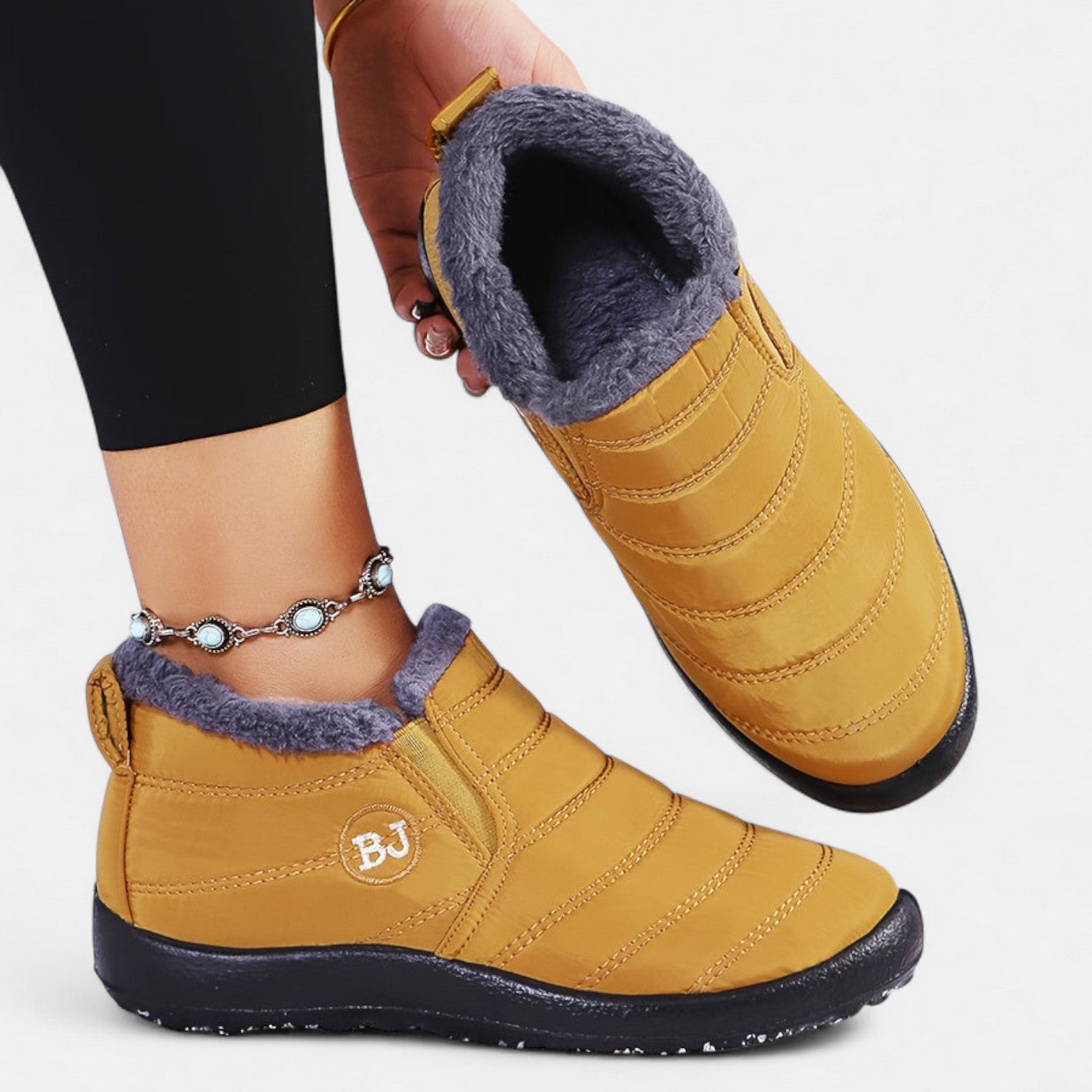 Valenne | Warm Winter Slip-On Boots.