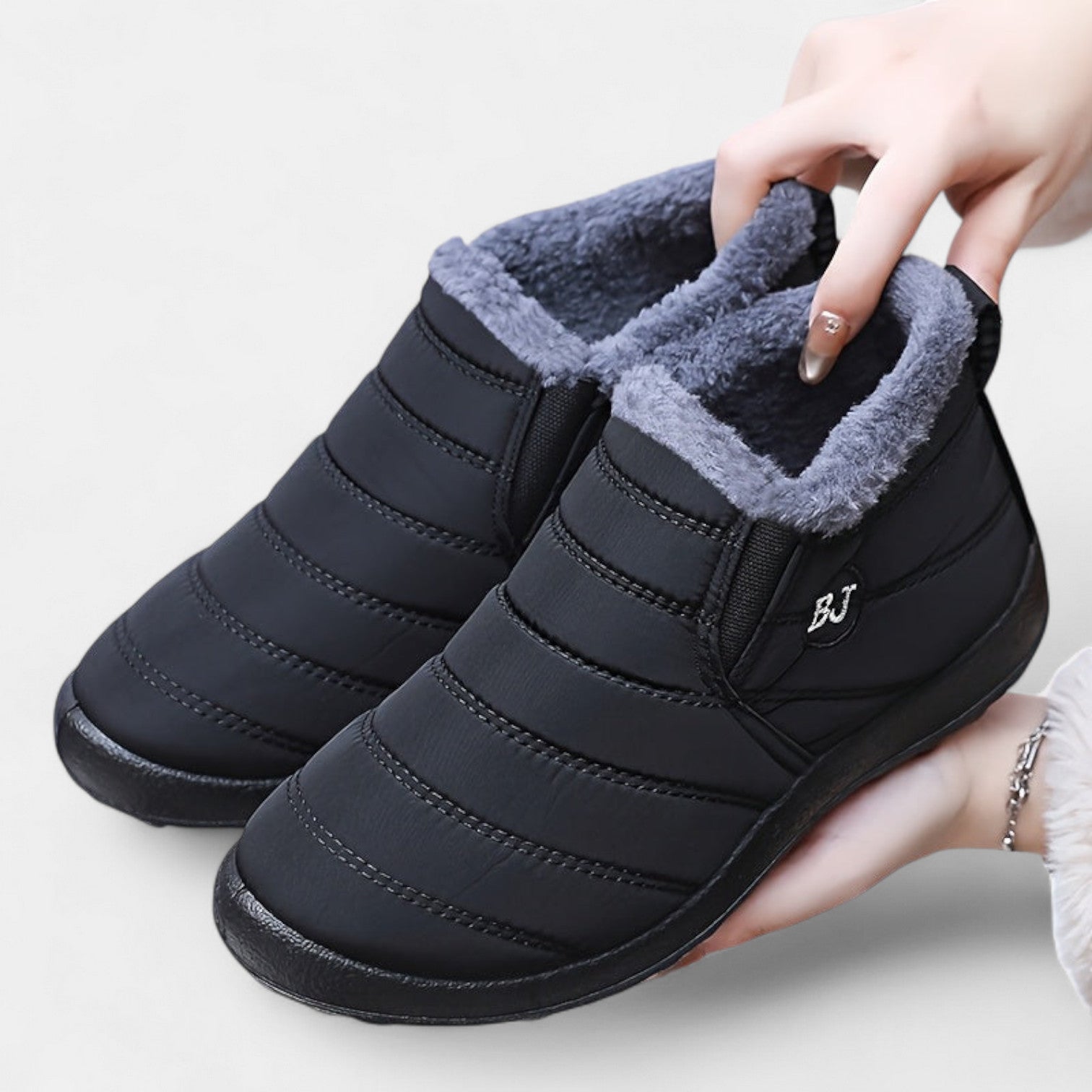 Valenne | Warm Winter Slip-On Boots.