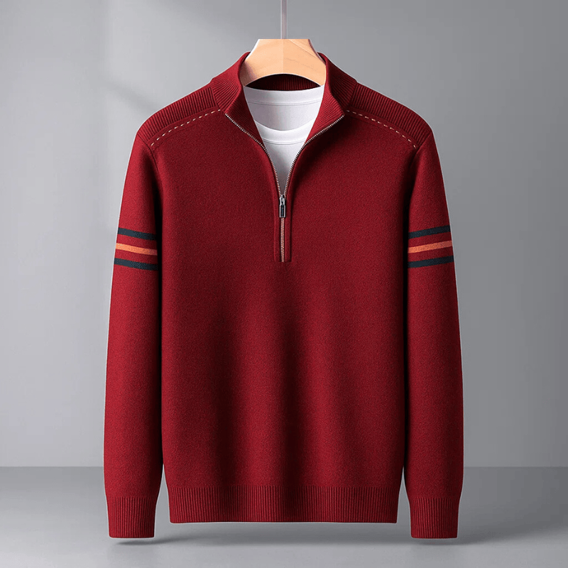 Steve | Modern Half-Zip Sweater