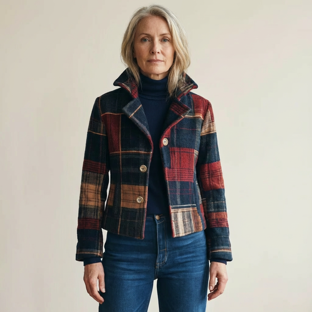 Noelle | Classic Plaid Jacket