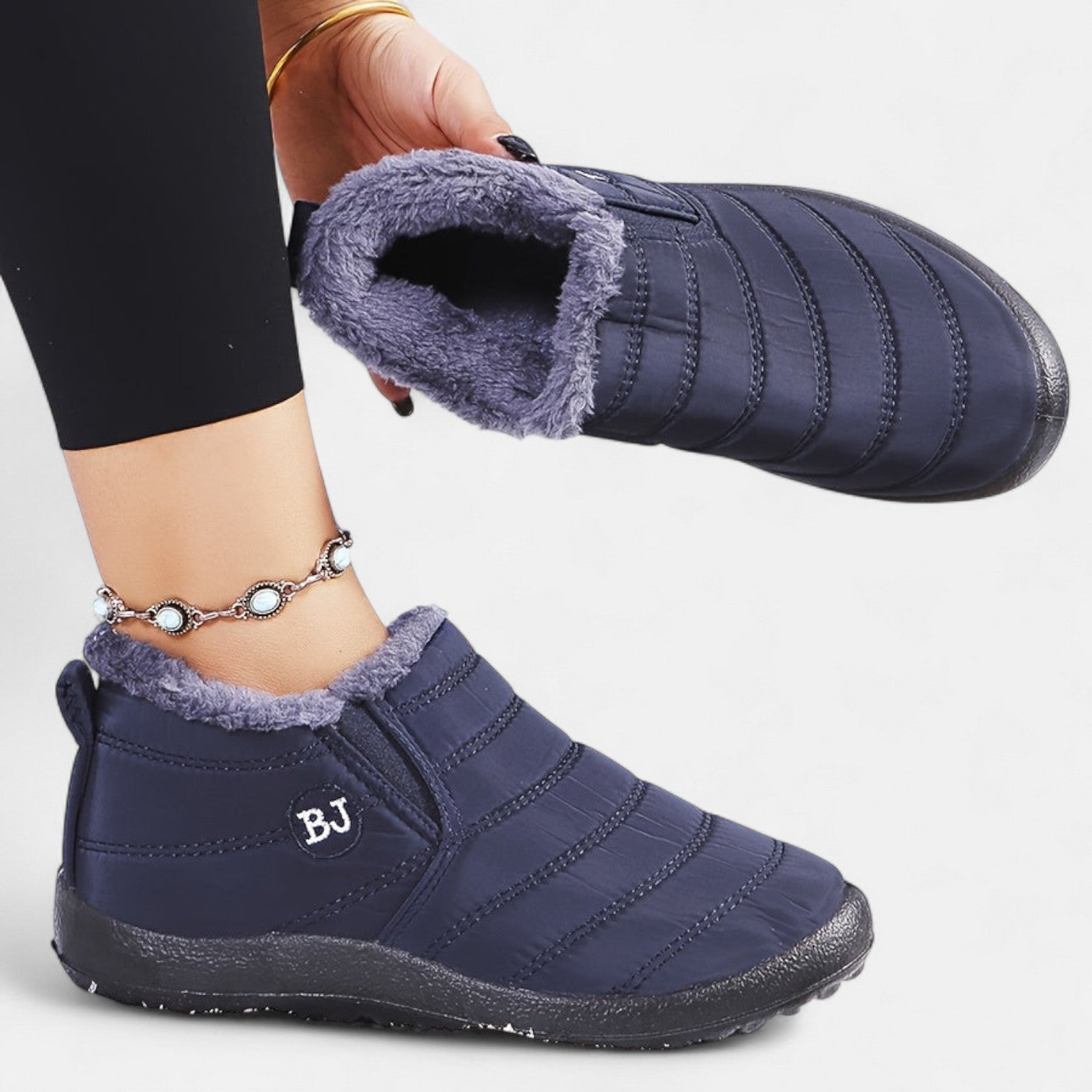 Valenne | Warm Winter Slip-On Boots.
