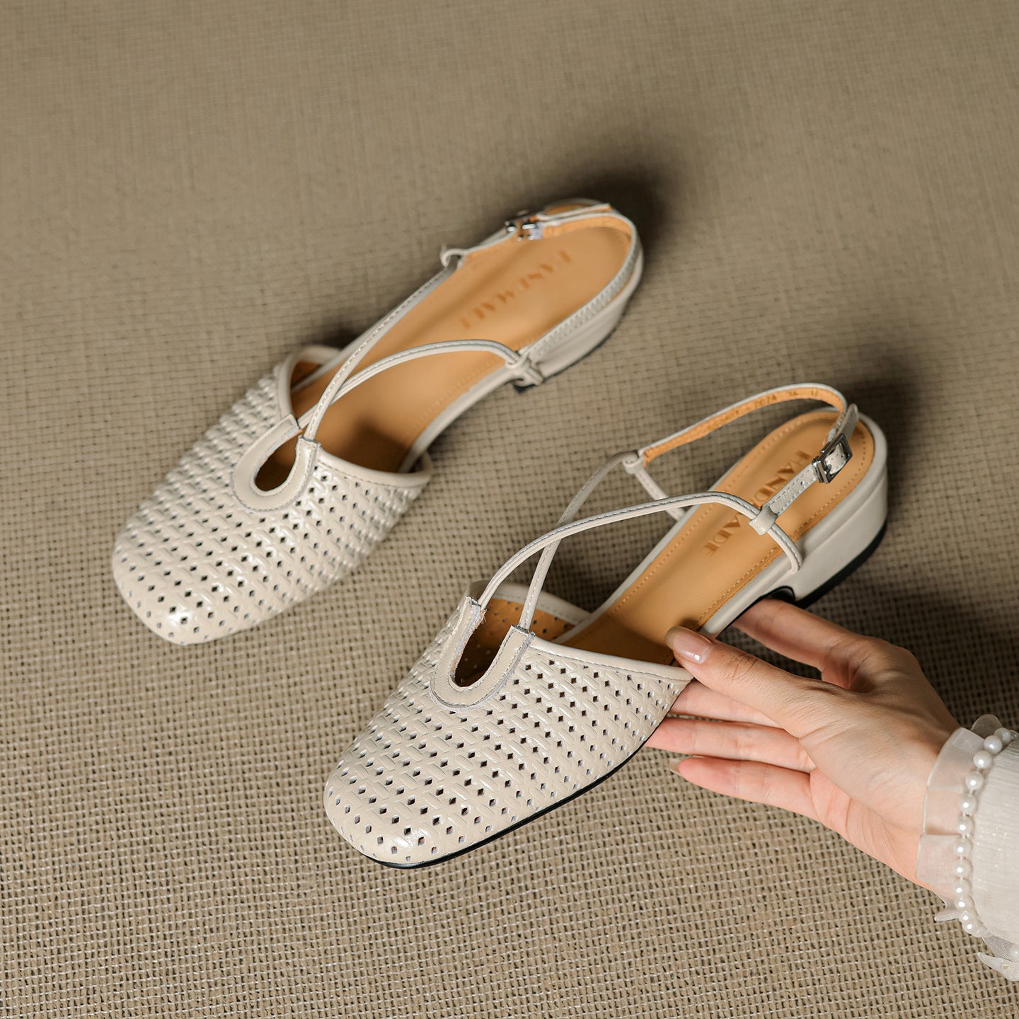 Opal Genuine Slingback Shoes