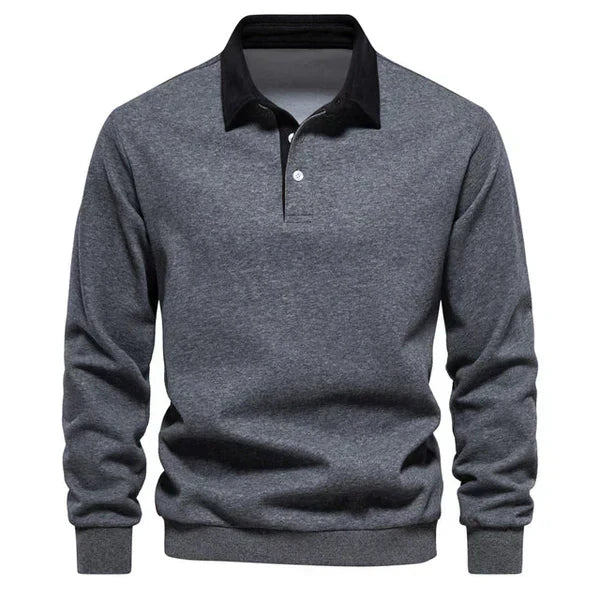 Sem | Long-Sleeve Polo Sweater