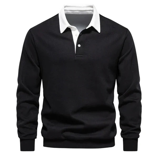 Sem | Long-Sleeve Polo Sweater