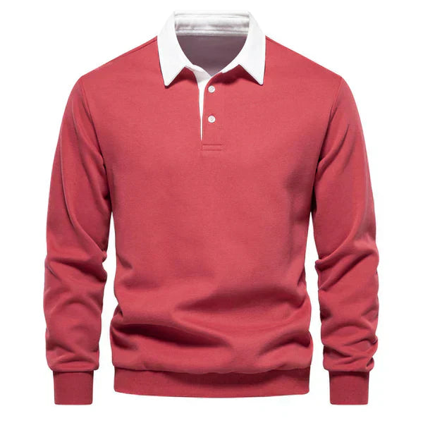 Sem | Long-Sleeve Polo Sweater