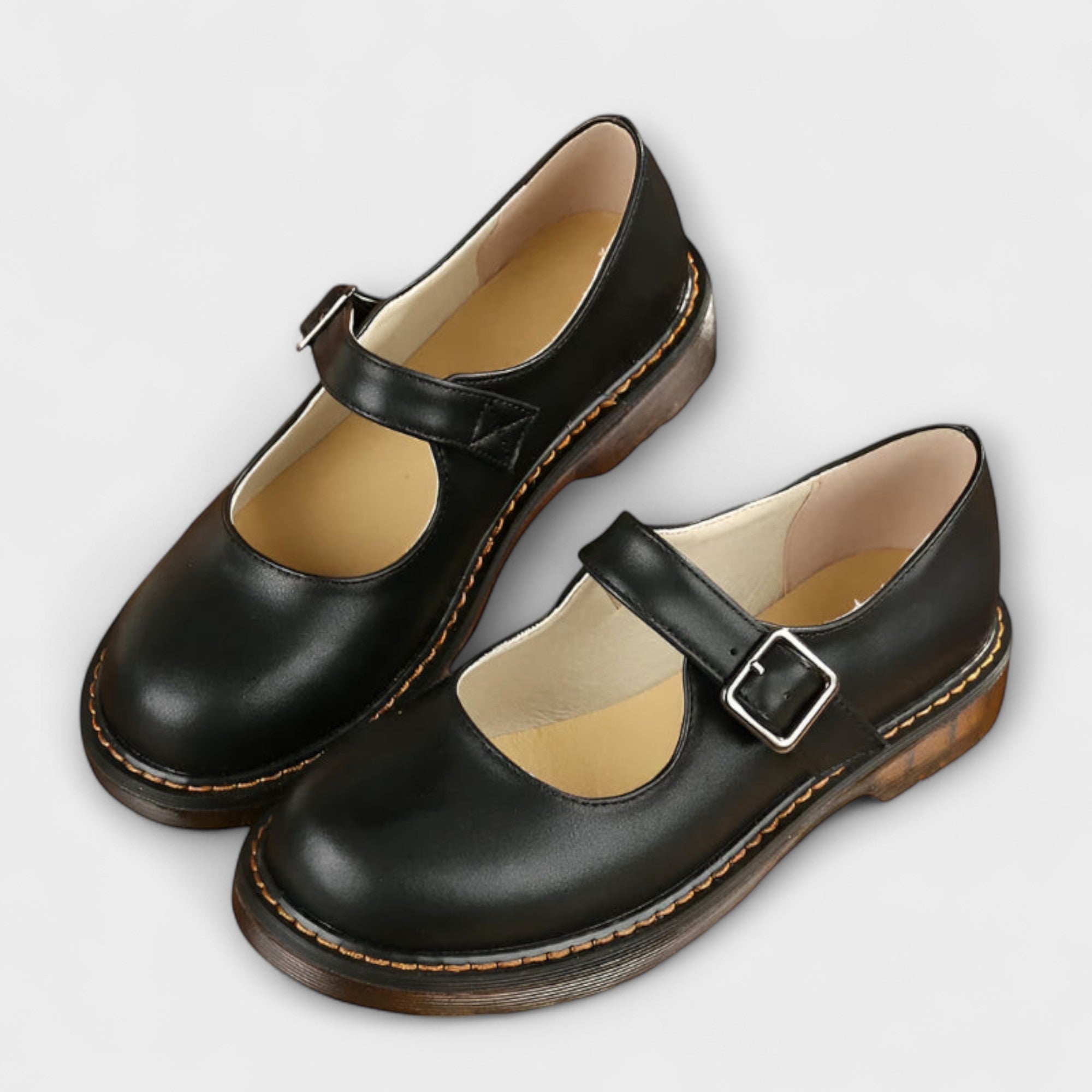 ASTRID | ELEGANT STTRAPPED LEATHER SHOES