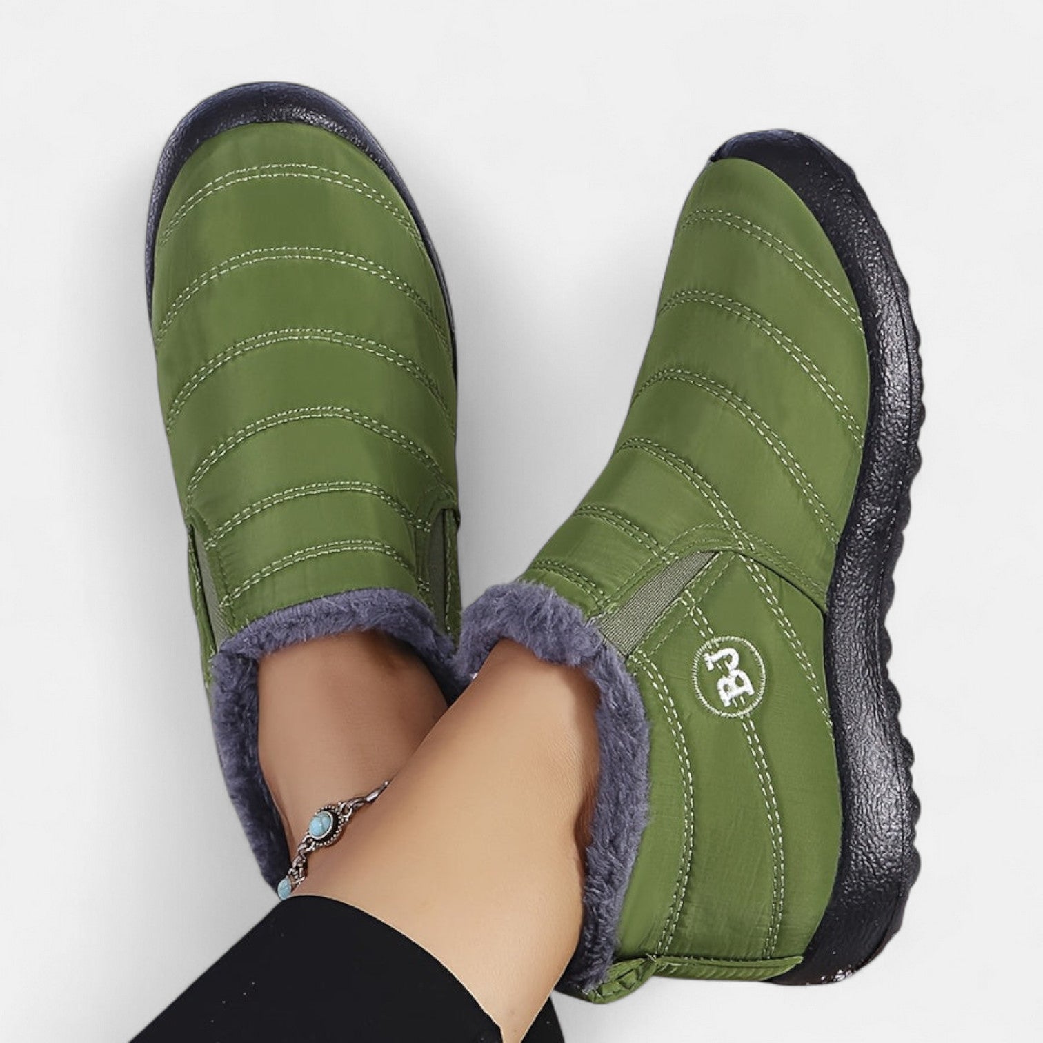 Valenne | Warm Winter Slip-On Boots.