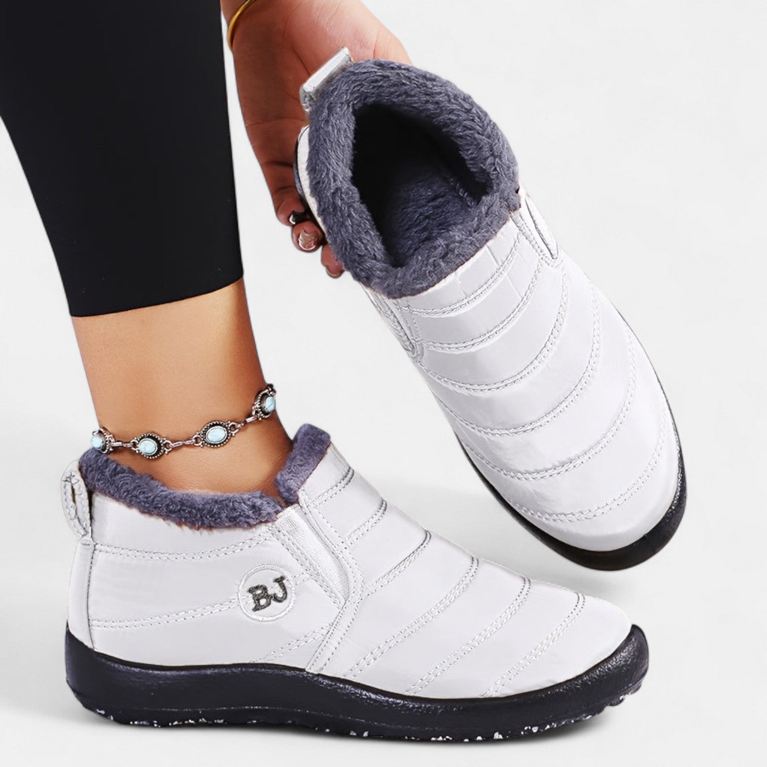 Valenne | Warm Winter Slip-On Boots.