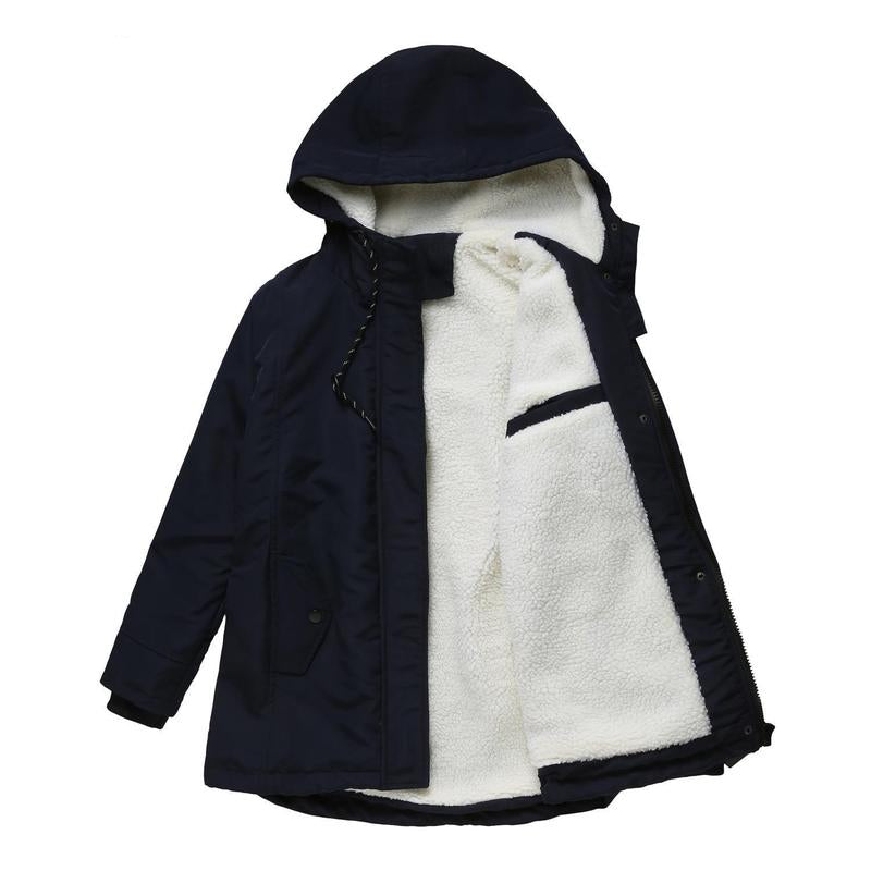 Valenne™ - Thick Winter Coat with Hood and Quilted Lining for Winter Warmth
