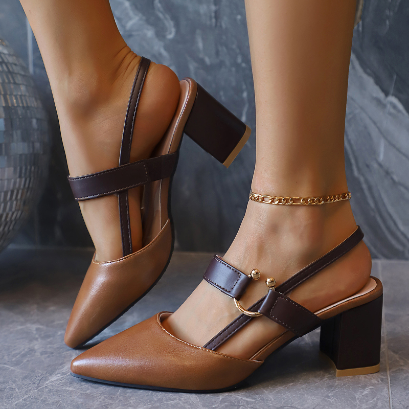Marais Buckle Heels