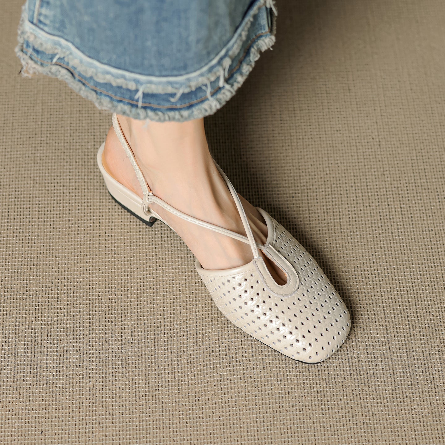 Opal Genuine Slingback Shoes