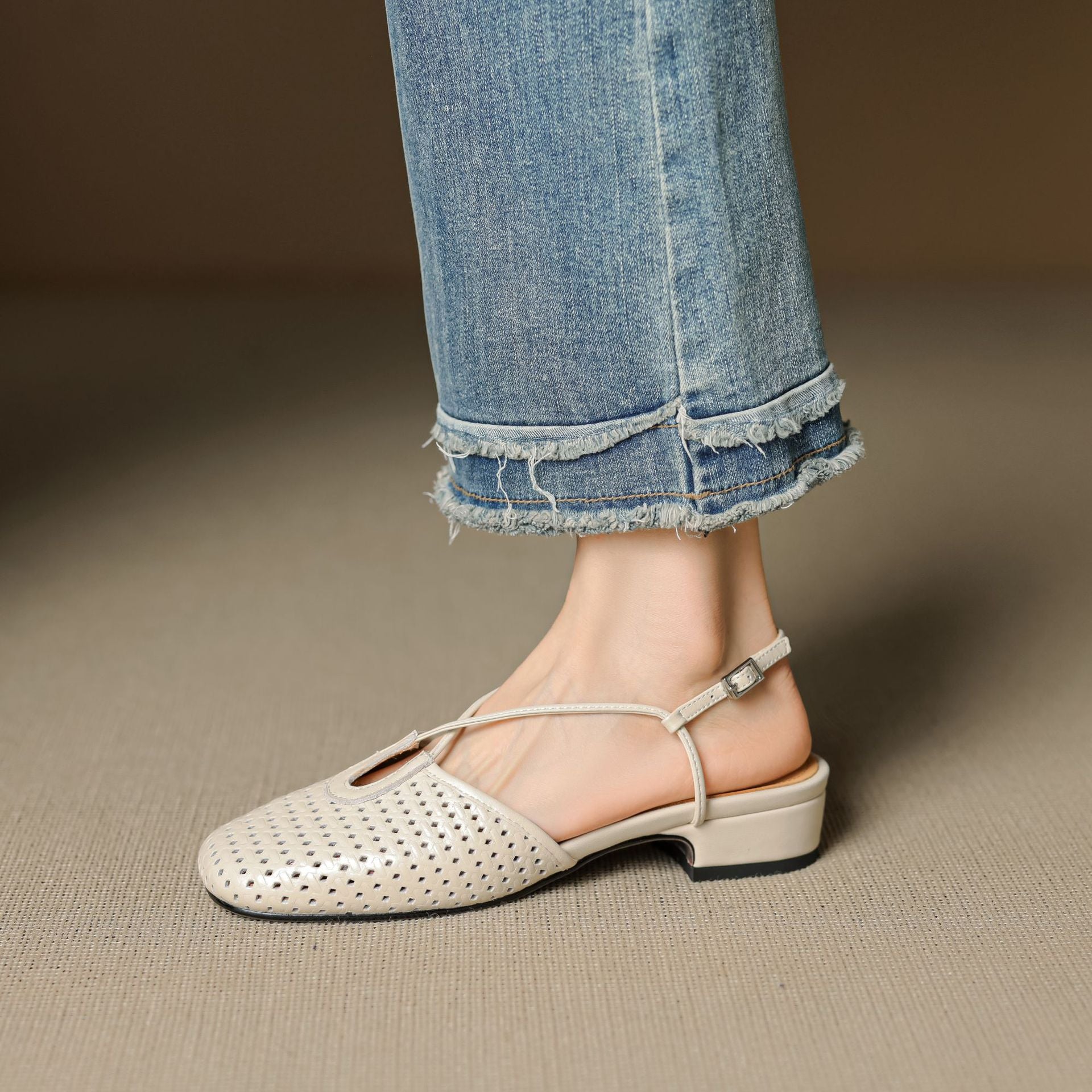 Opal Genuine Slingback Shoes