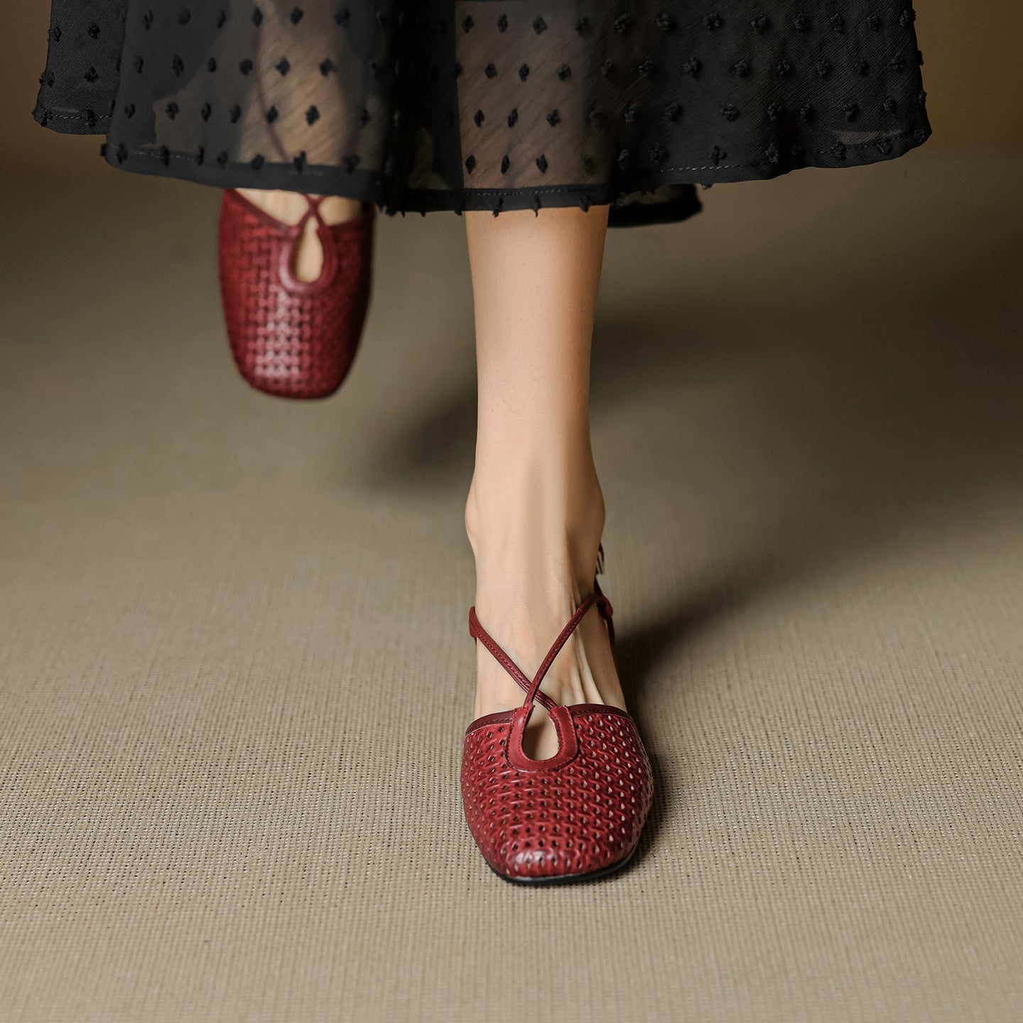 Opal Genuine Slingback Shoes