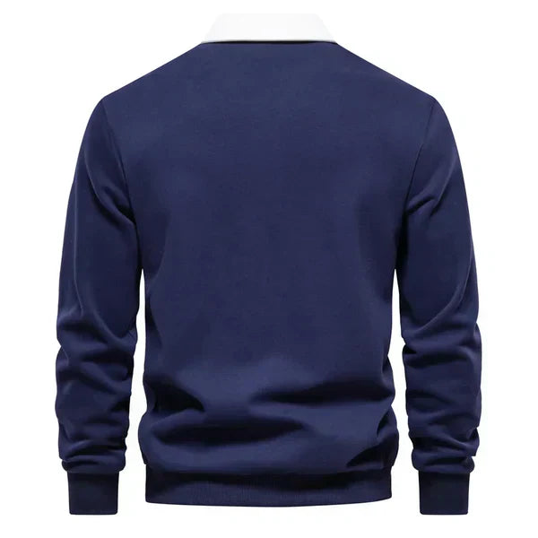 Sem | Long-Sleeve Polo Sweater