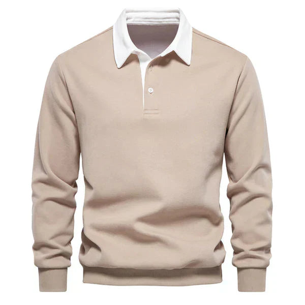 Sem | Long-Sleeve Polo Sweater