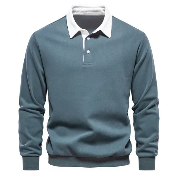 Sem | Long-Sleeve Polo Sweater