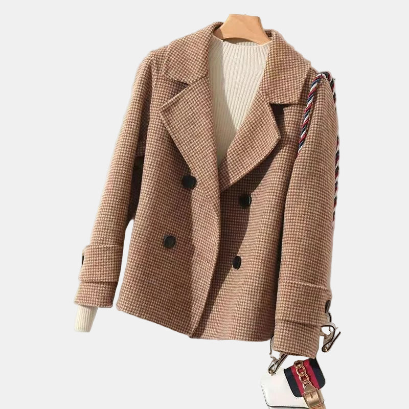 Amina | Elegant Wool-Inspired Coat