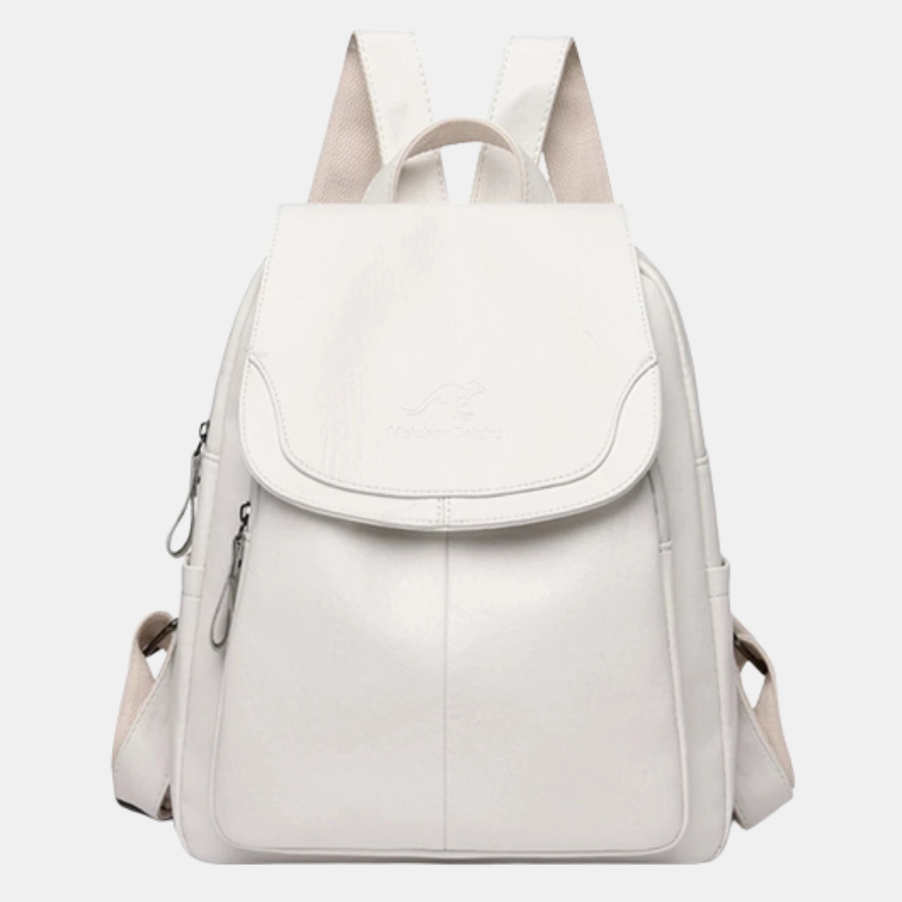 Isabella | Secure Leather Backpack