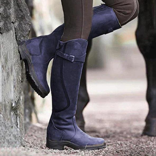 Valenne | Waterproof Leather Riding Boots