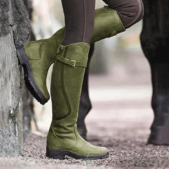 Valenne | Waterproof Leather Riding Boots